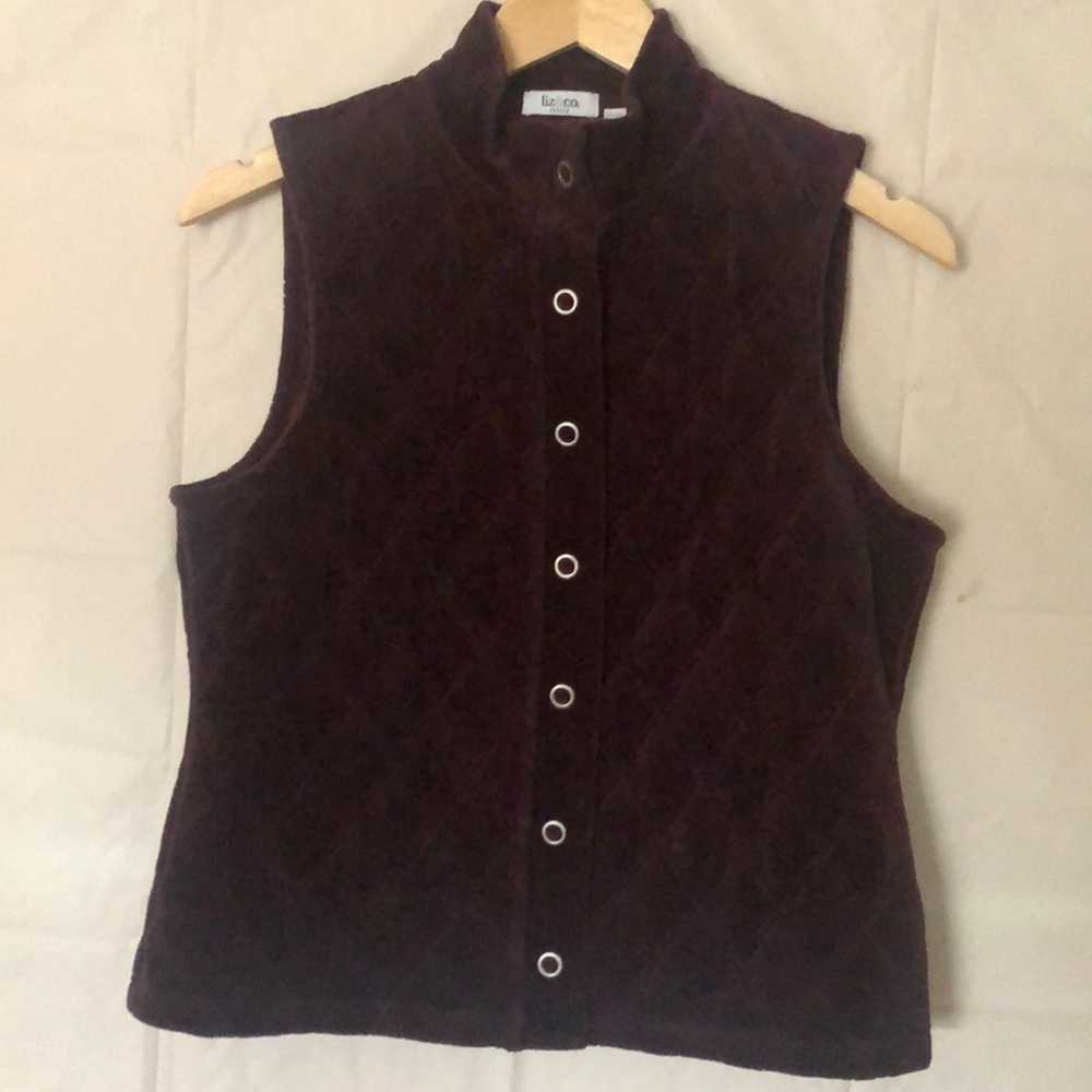 Beautiful Liz&Co Women sleeves quilt jacket small petite
